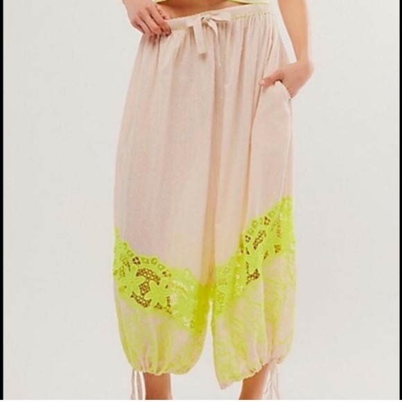 Free People Day Glow Joggers NWOT
